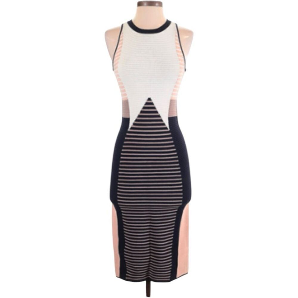 Johnathan Simkhai Multicolored Colorblock Bodycon… - image 2